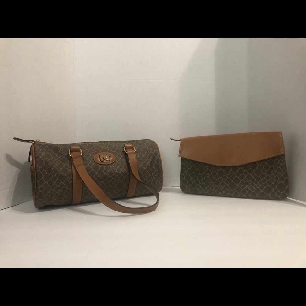 Nina Ricci papillon and clutch bag
